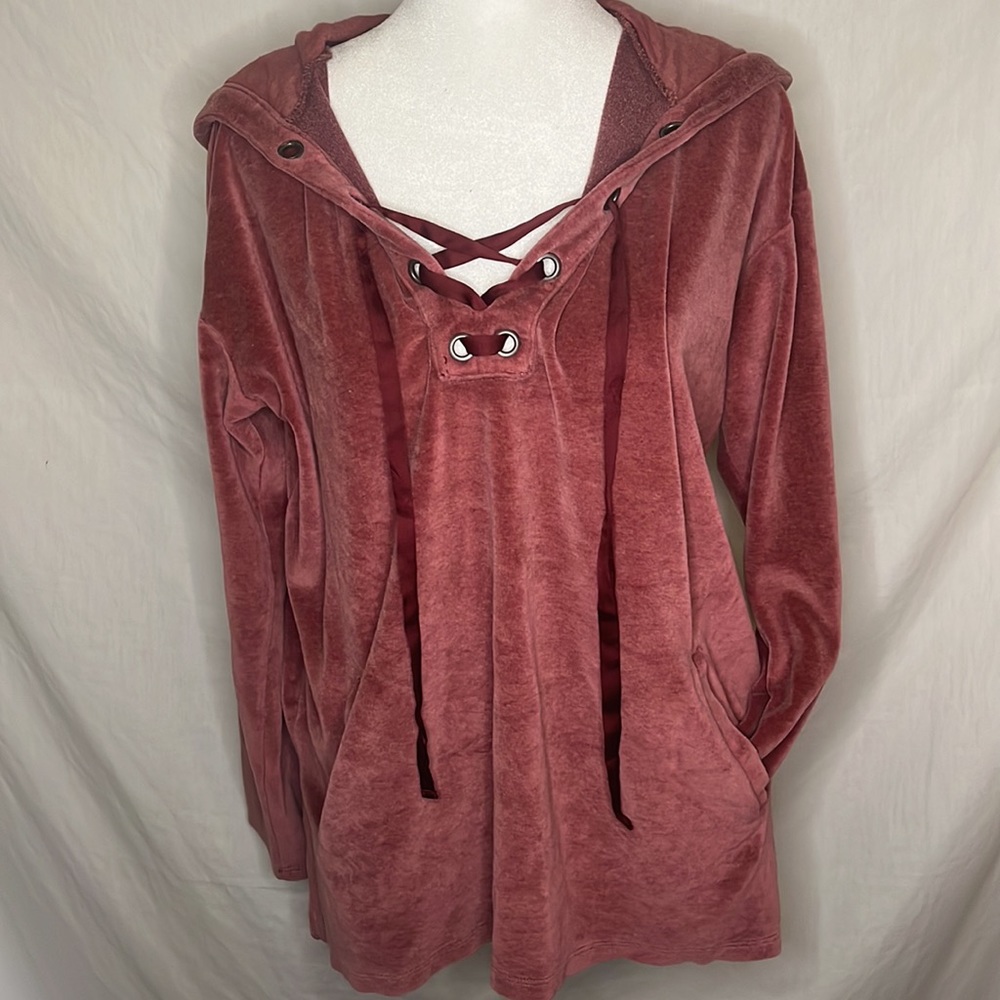 AE Felt Tie-Up Hoodie
